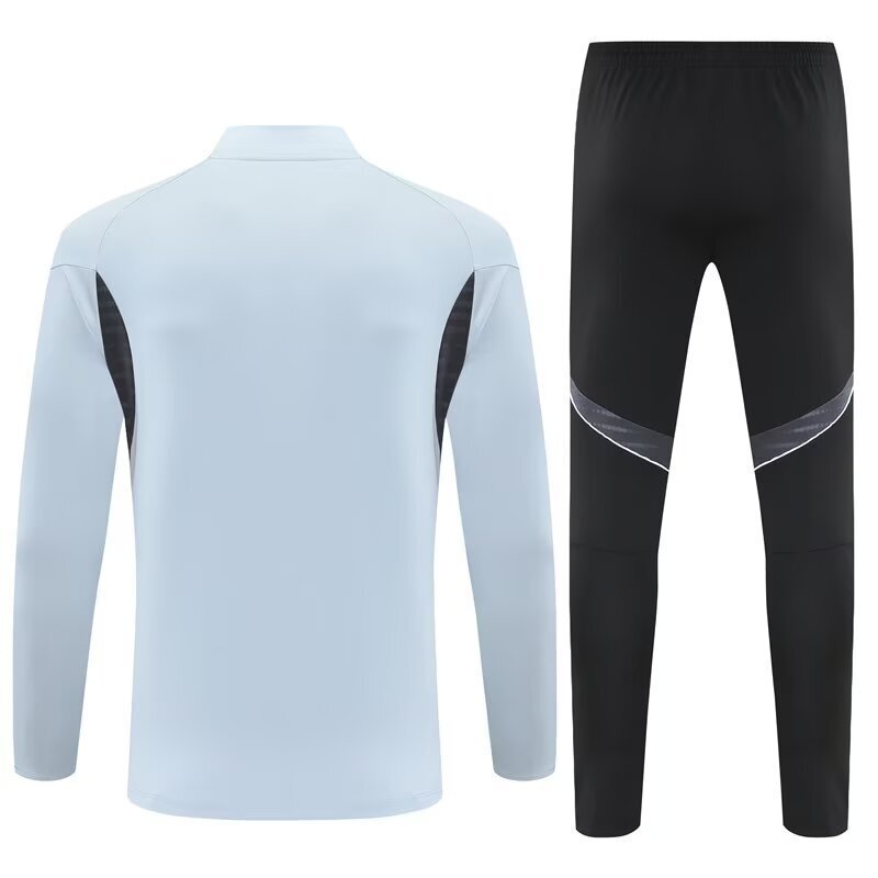 25-26 Japan Grey Training Kits Long Football Tracksuits 2
