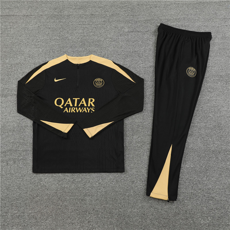 24-25 PSG Player Long Sleeve Training Suit Football Shirts 1