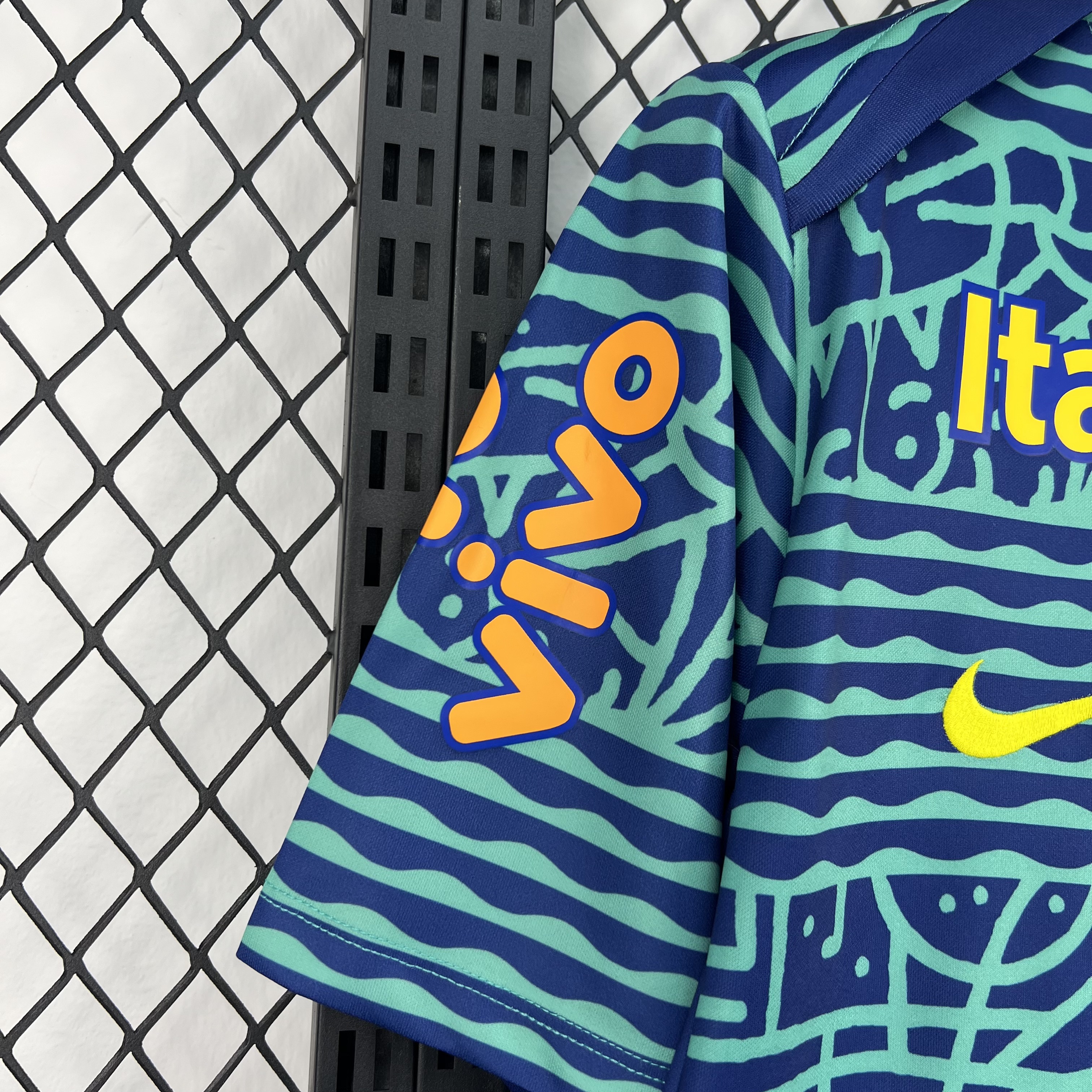 2024 Brazil Mens Pre-Match Kit Football Retro T-Shirt AAAAJersey Supply Yupoo 9 2