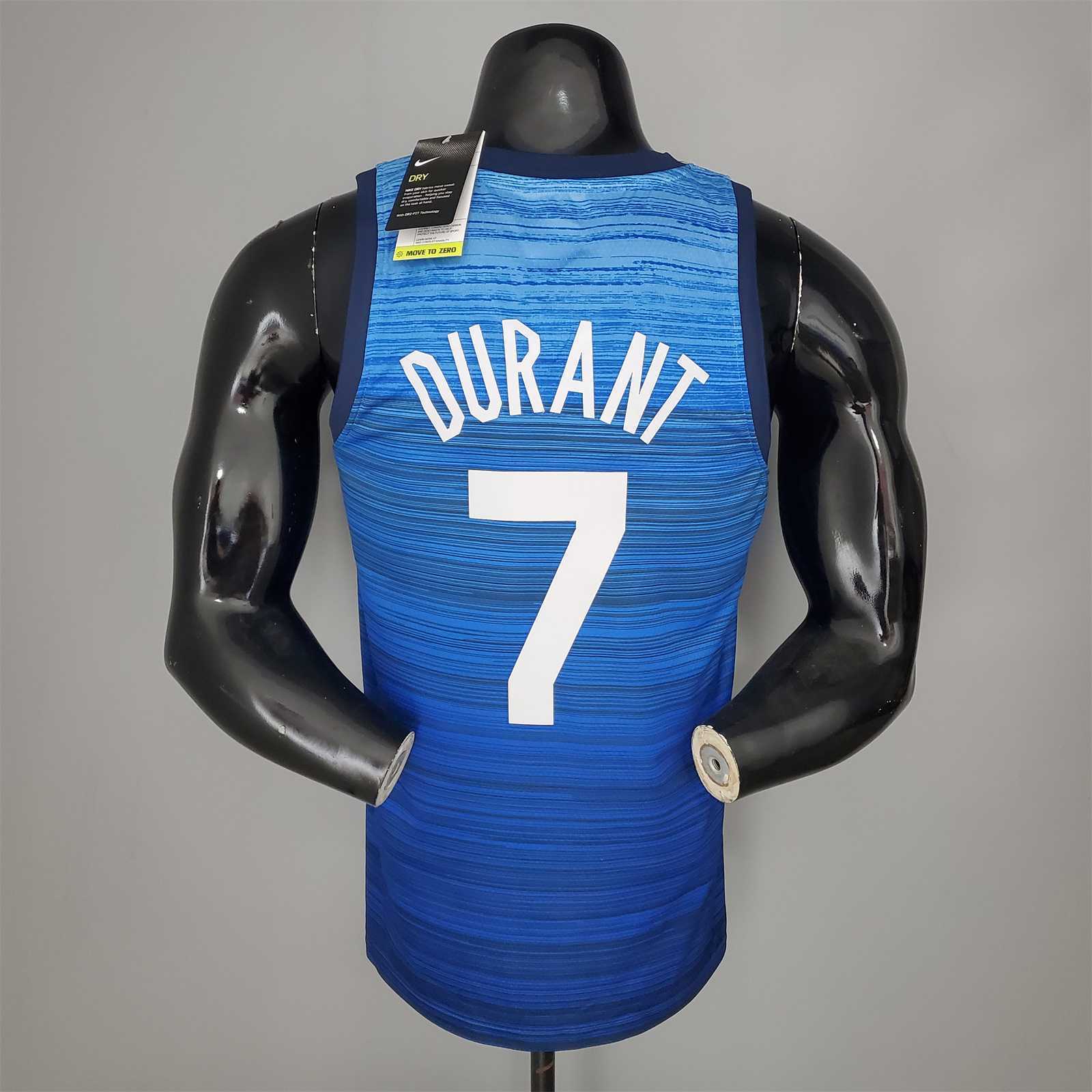 2021 Olympic Games DURANT#7 USA Team USA Blue 2