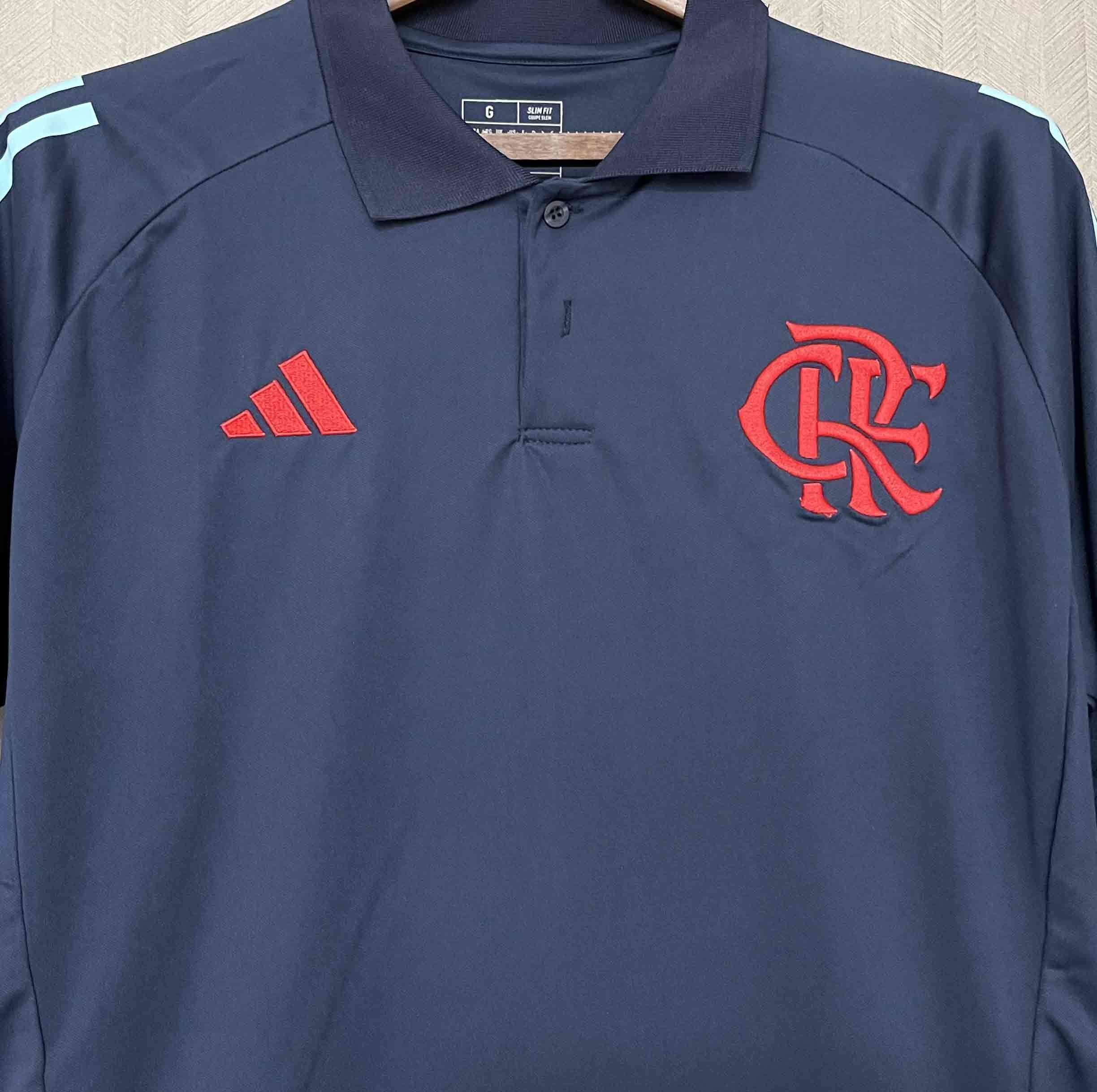 24-25 Flamengo Navy POLI Shirt AAAAJersey Supplier Yupoo 4