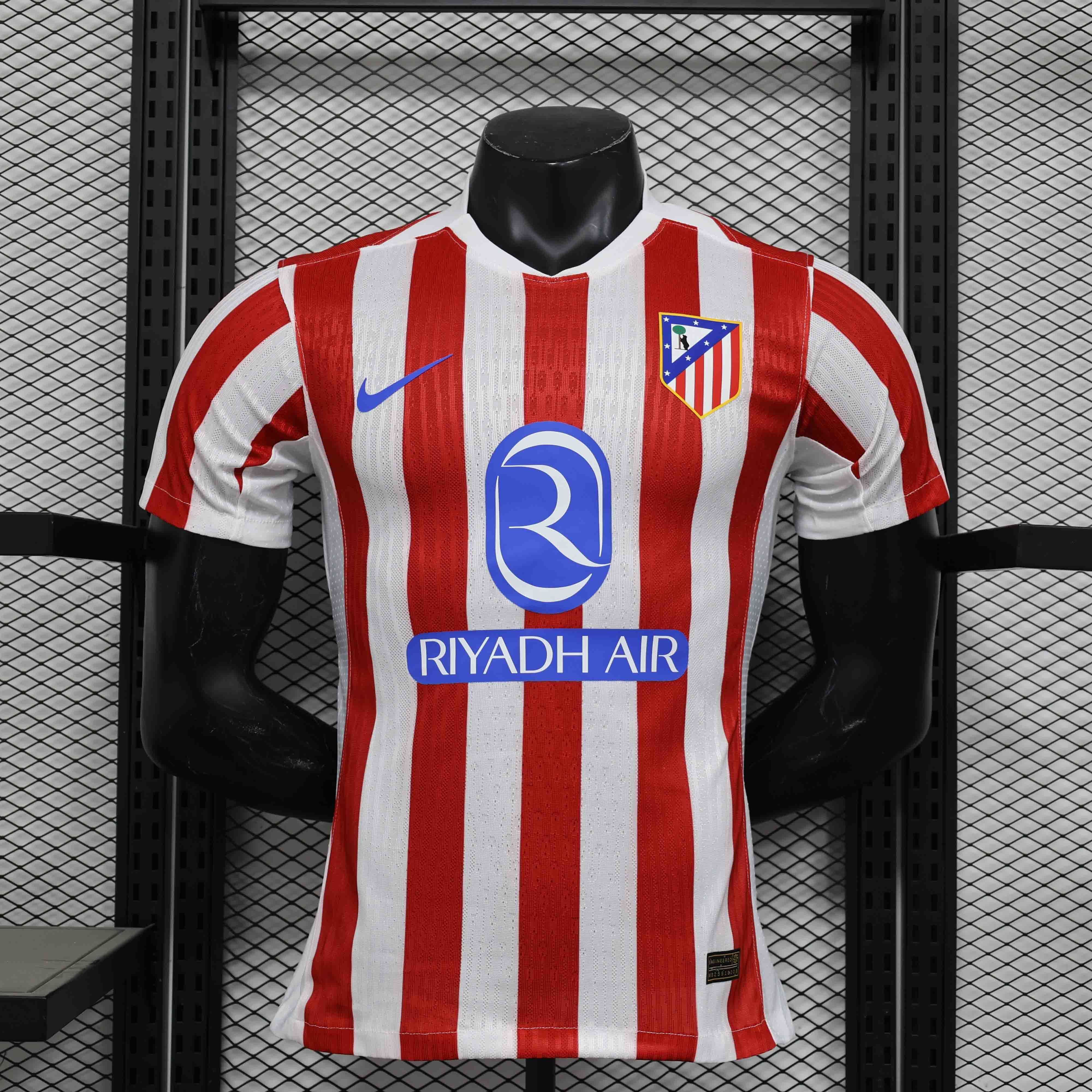 25-26 Atletico Madrid Home Kit Player Version Shirt AAAAJersey Dropship Yupoo