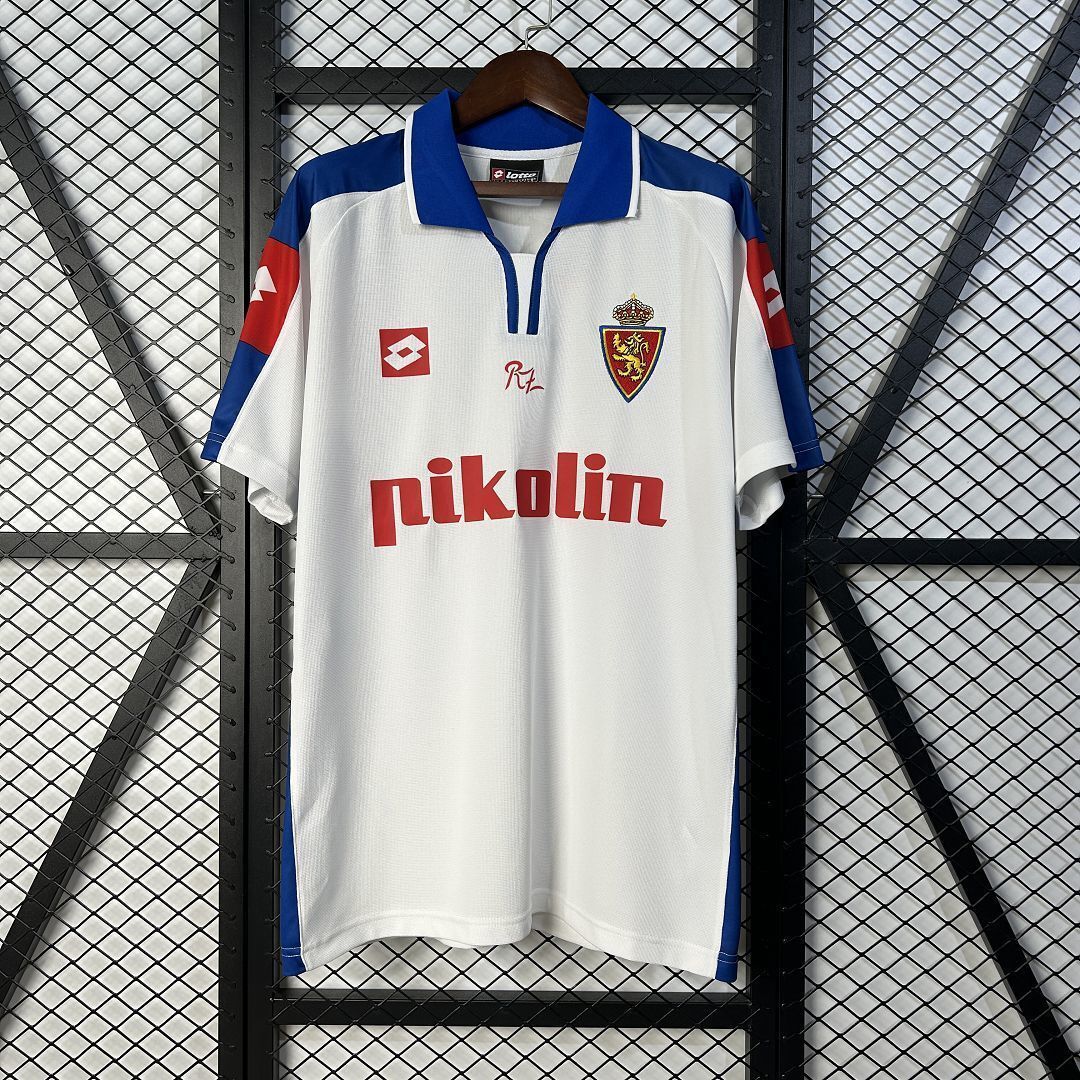 2004 Zaragoza Home Retro Kit Vintage Shirt Soccer AAAAJersey Yupoo