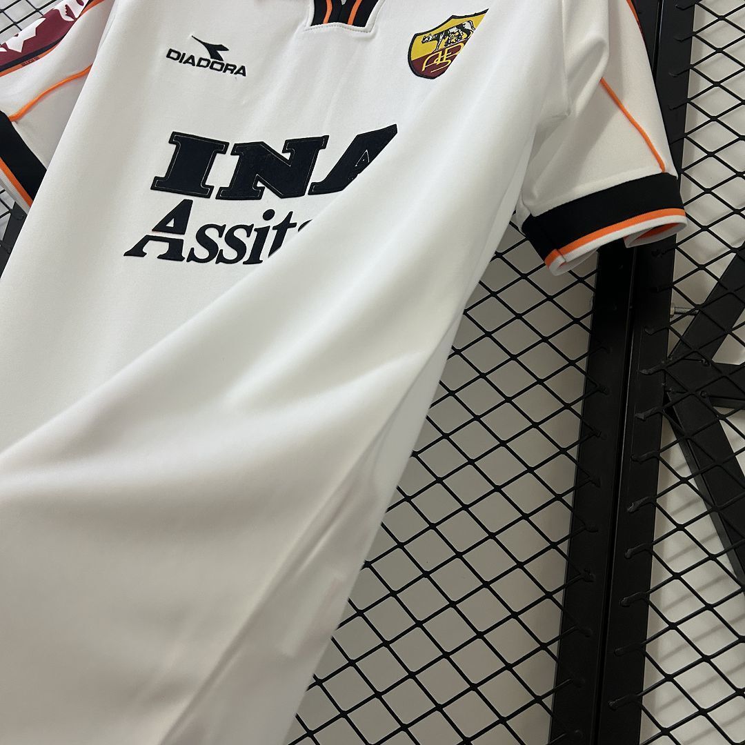 98-99 Roma Away Retro Kit Vintage Shirt AAAAJersey Dropship Yupoo 4