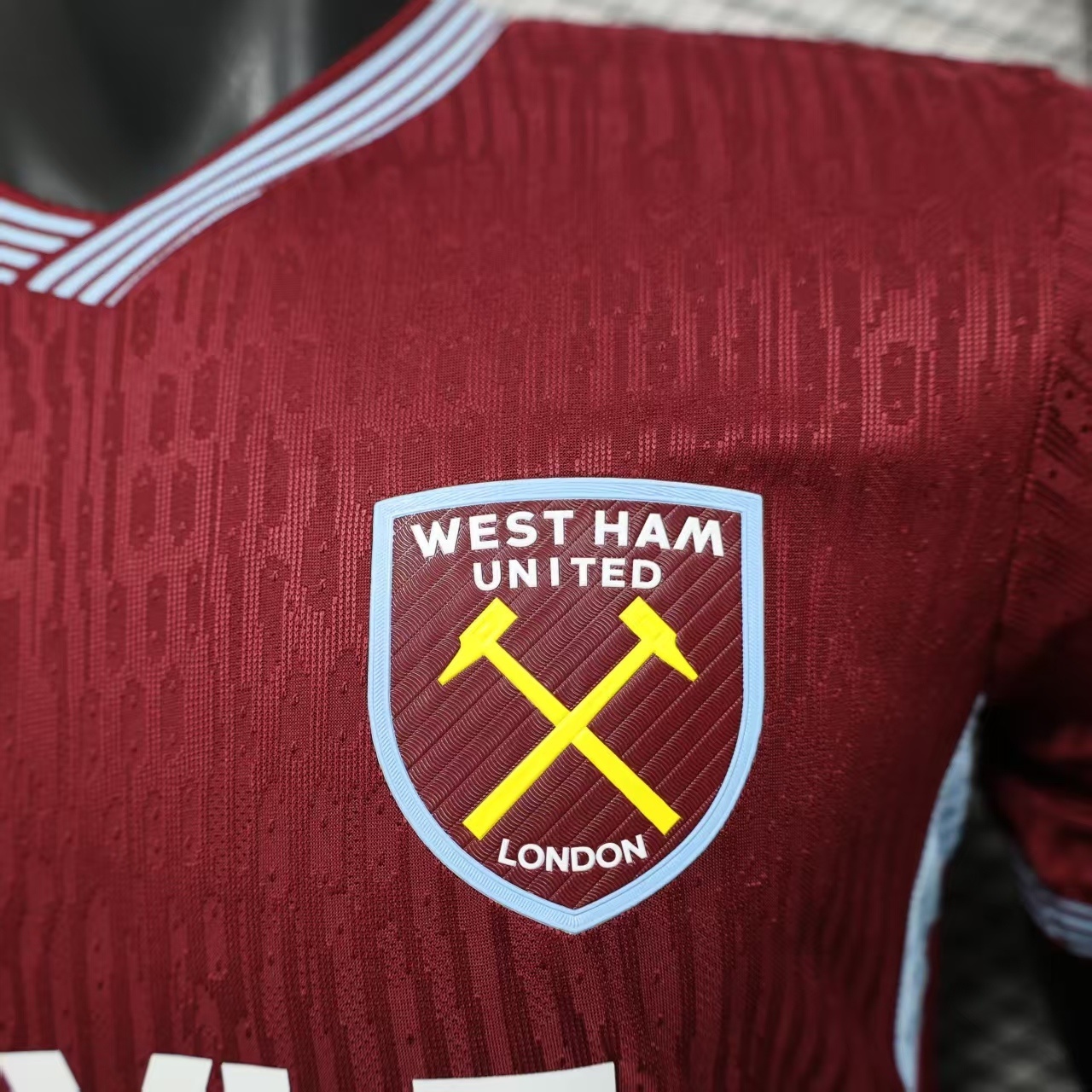 25-26 West Ham Home Kit Player Version Football Summer Shirt Soccer AAAAJersey Supplier Yupoo 1