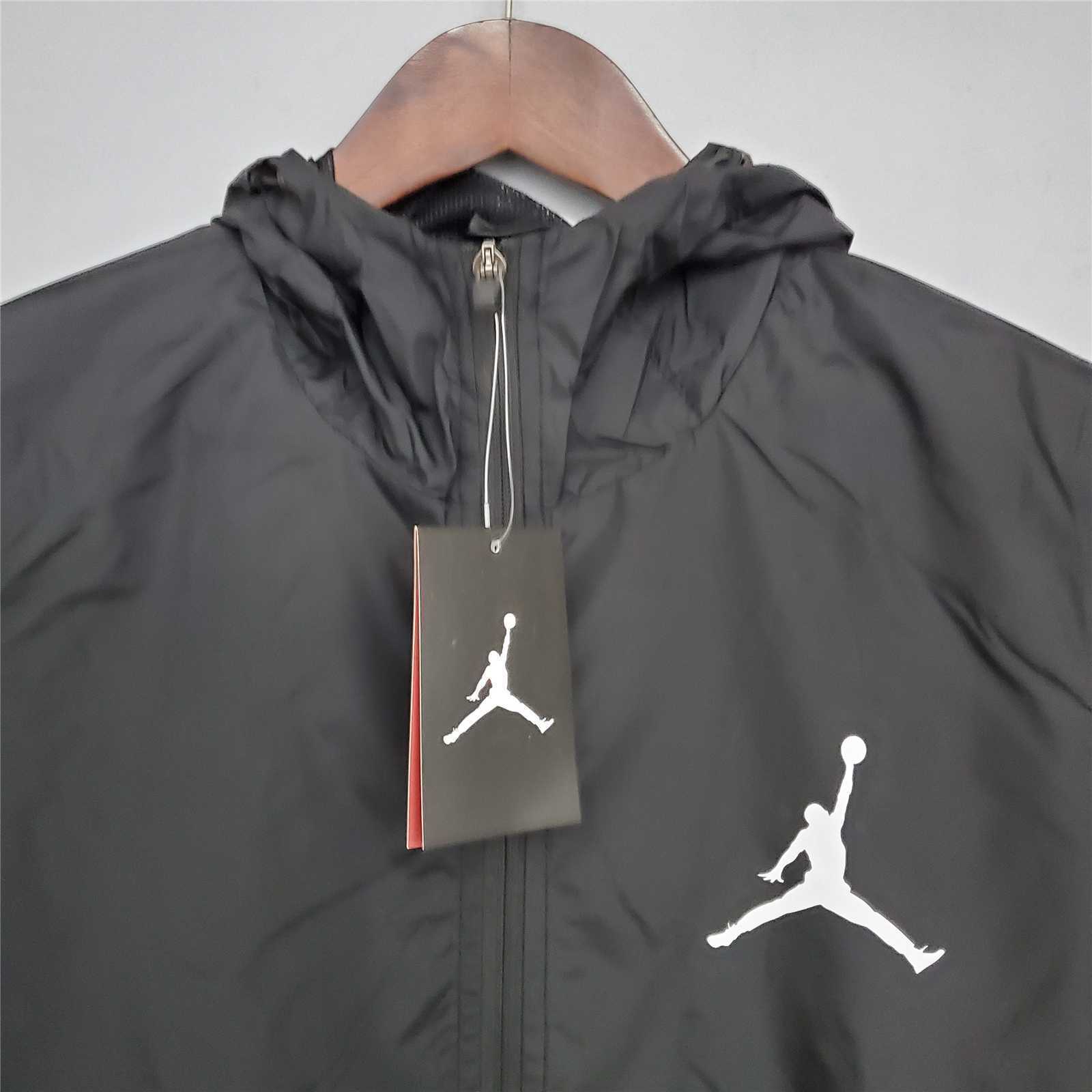 20-21 PSG Black Windbreaker 3