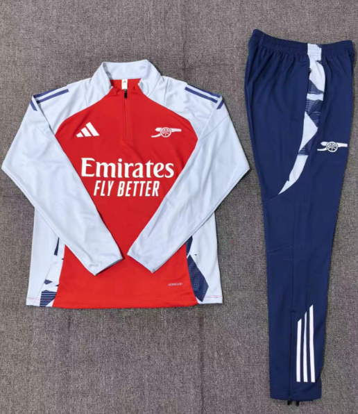 24-25 Arsenal Long Sleeve Training Suit Football Shirts 1