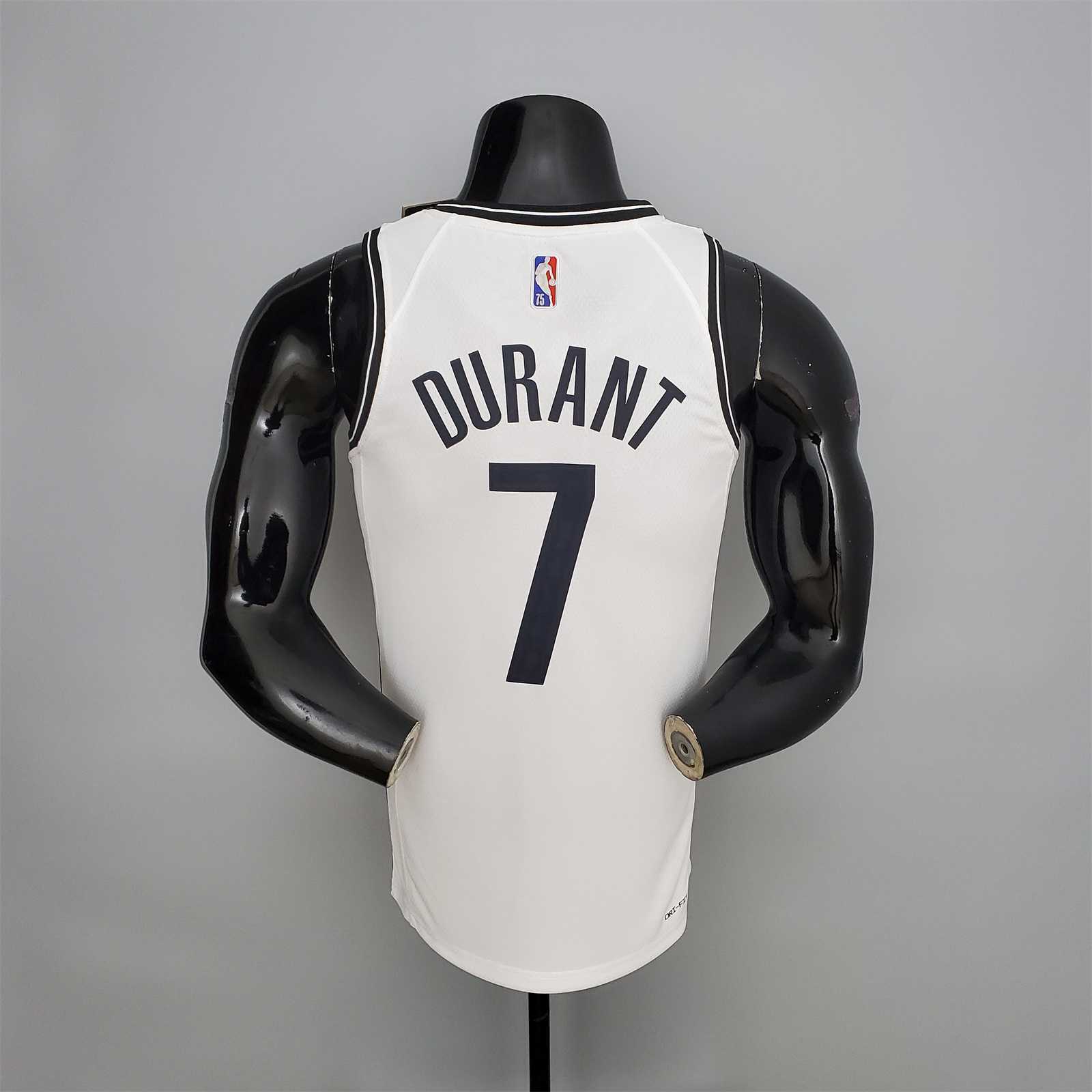 75th Anniversary DURANT#7 Nets White 7