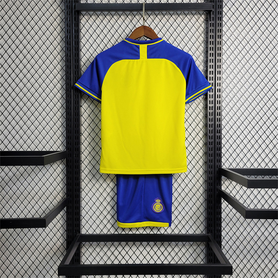 22-23 Saudi Al-Nassr home kids kit 6