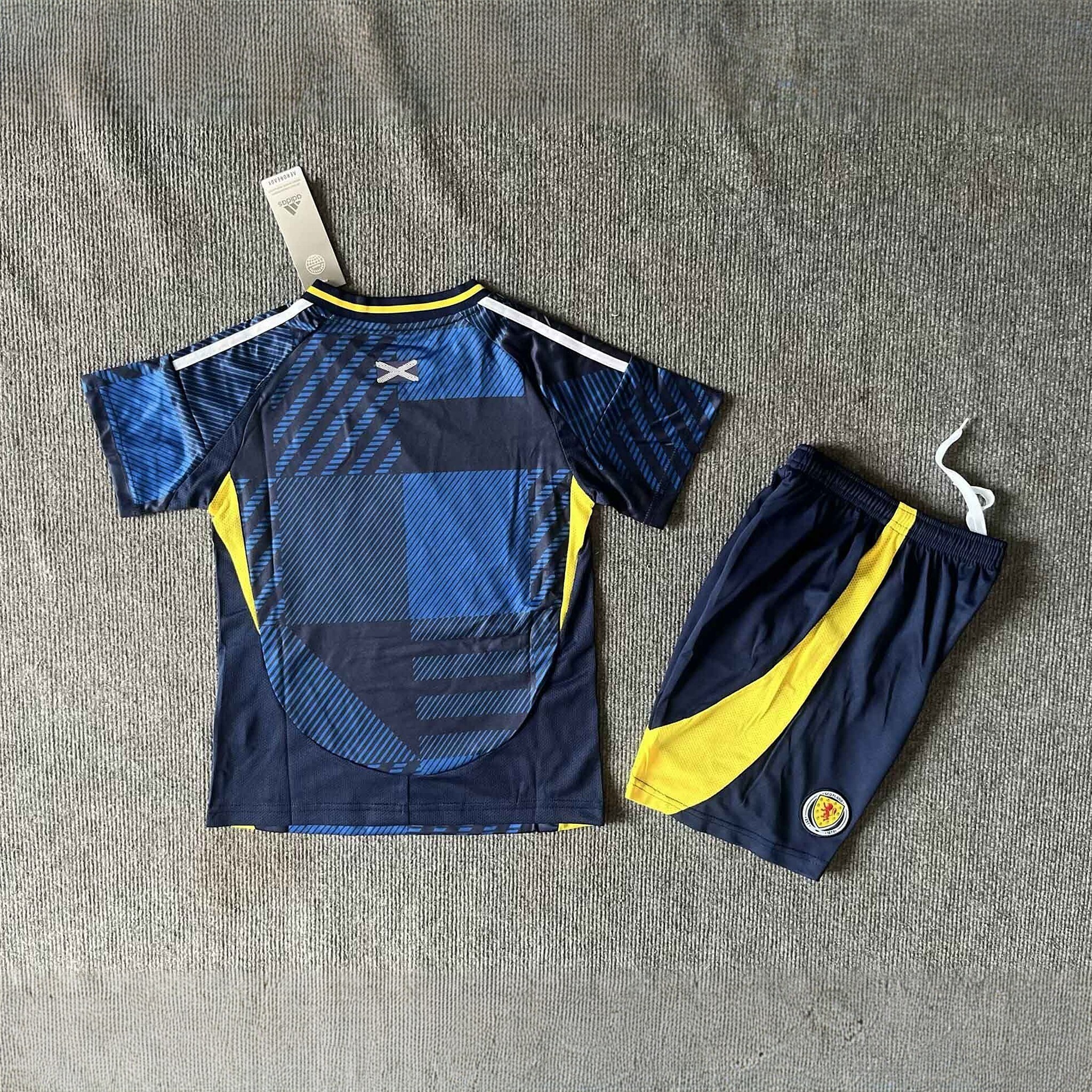 2024 Scotland Home Kid Kits UEFA Euro Children Sets Football Replicas Yupoo 1
