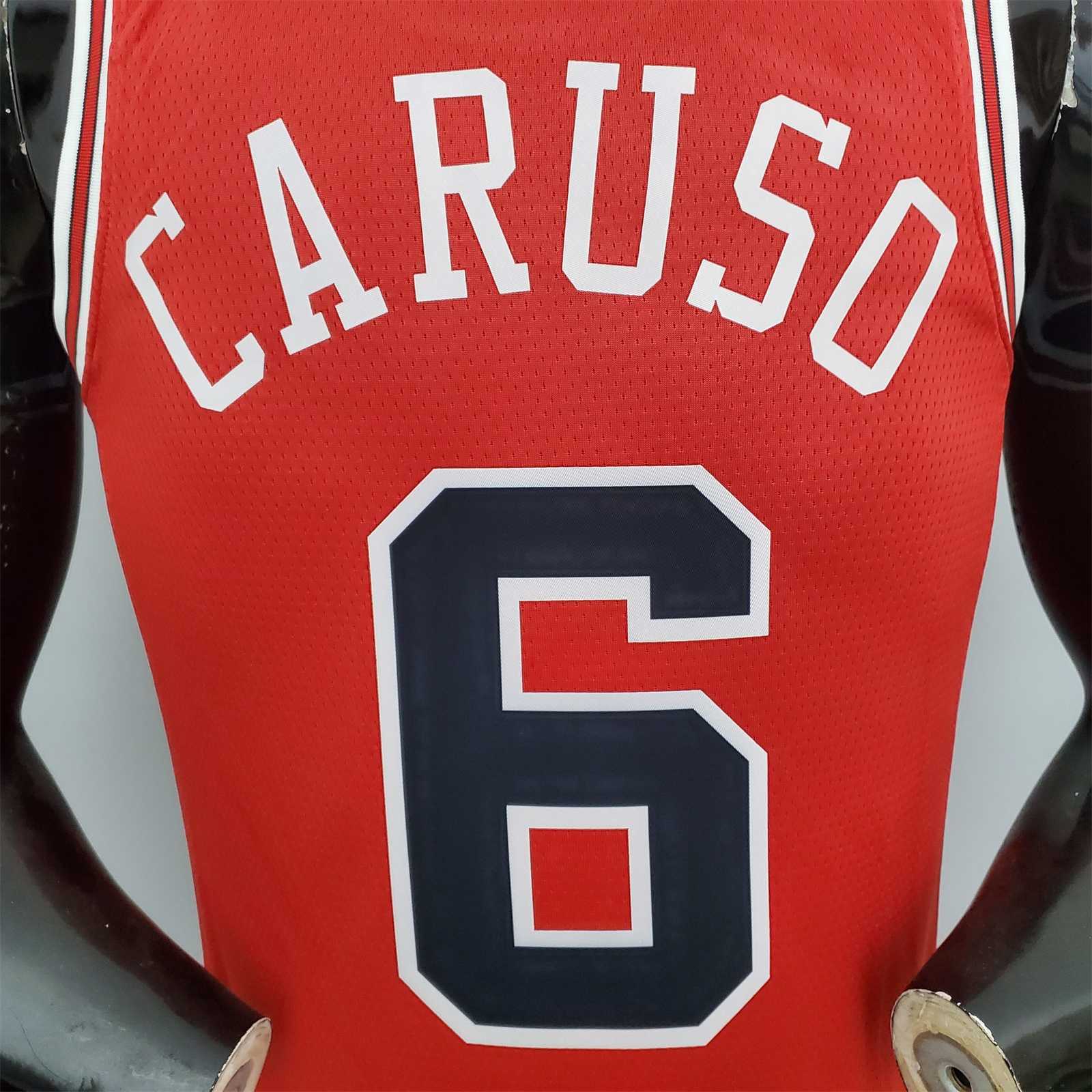 75th Anniversary CARUSO#6 Bulls Red 6
