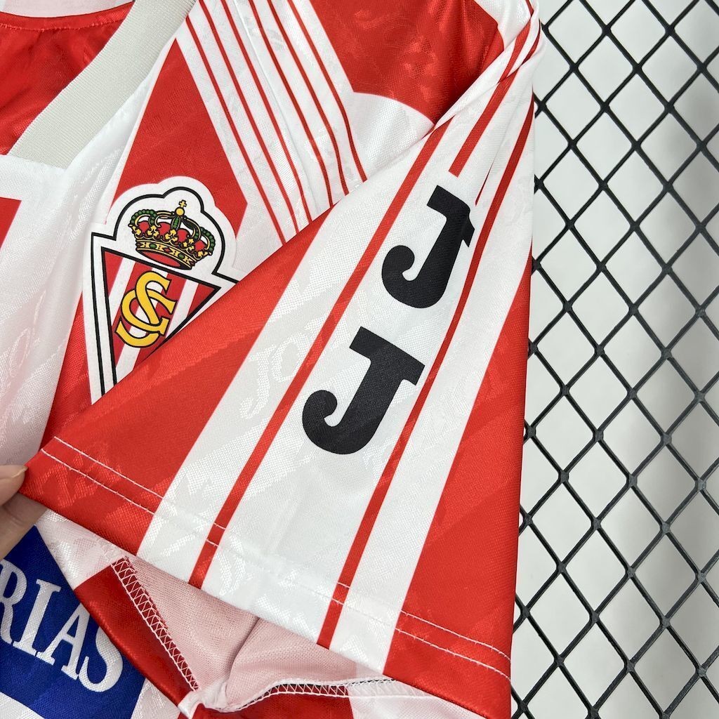94-95 Sporting de Gijón Home Retro Kit Vintage Shirt AAAAJersey Supply Yupoo 5