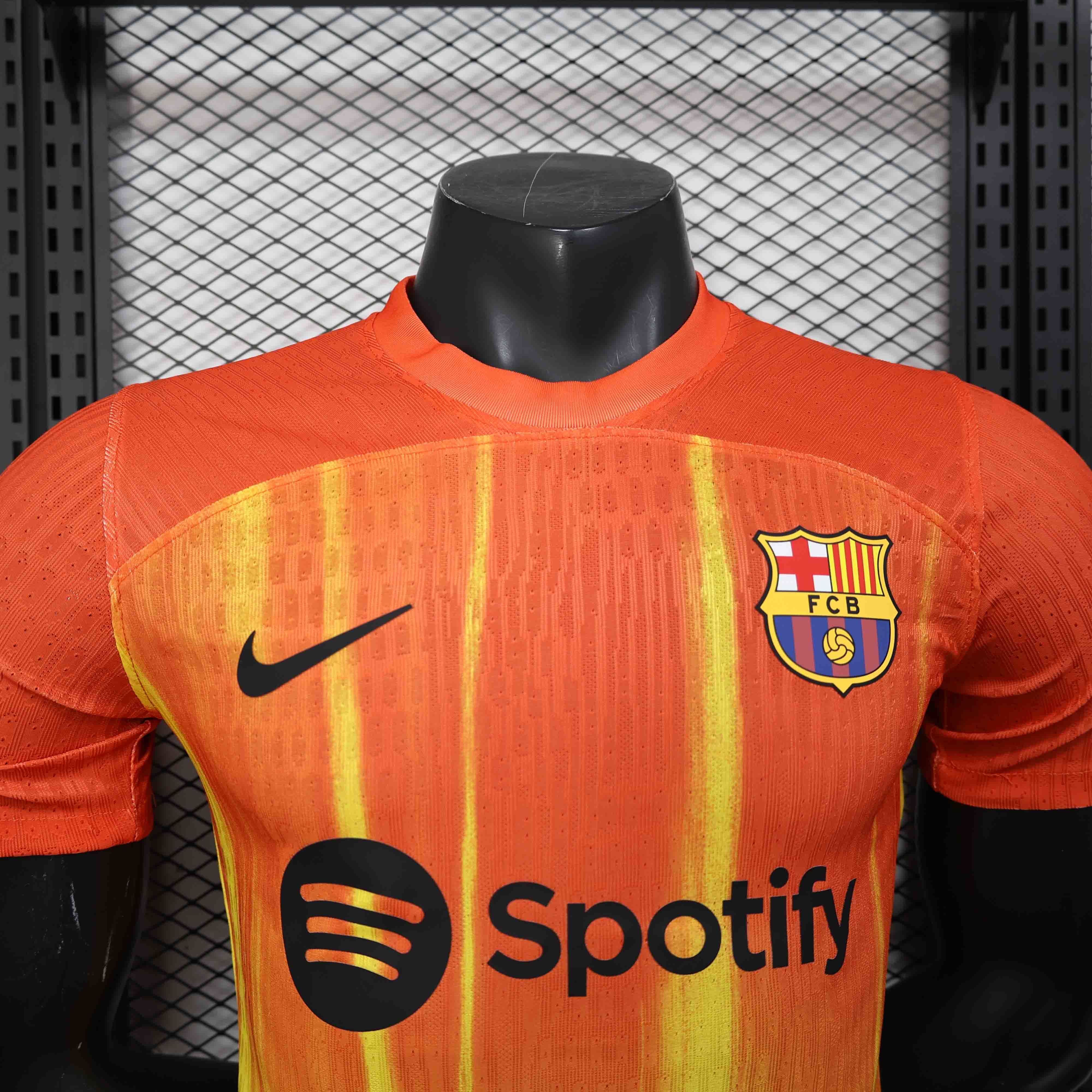 25-26 Barcelona Orange Concept Special Edition Kit Player Version Shirt AAAAJersey Wholesale Yu 2