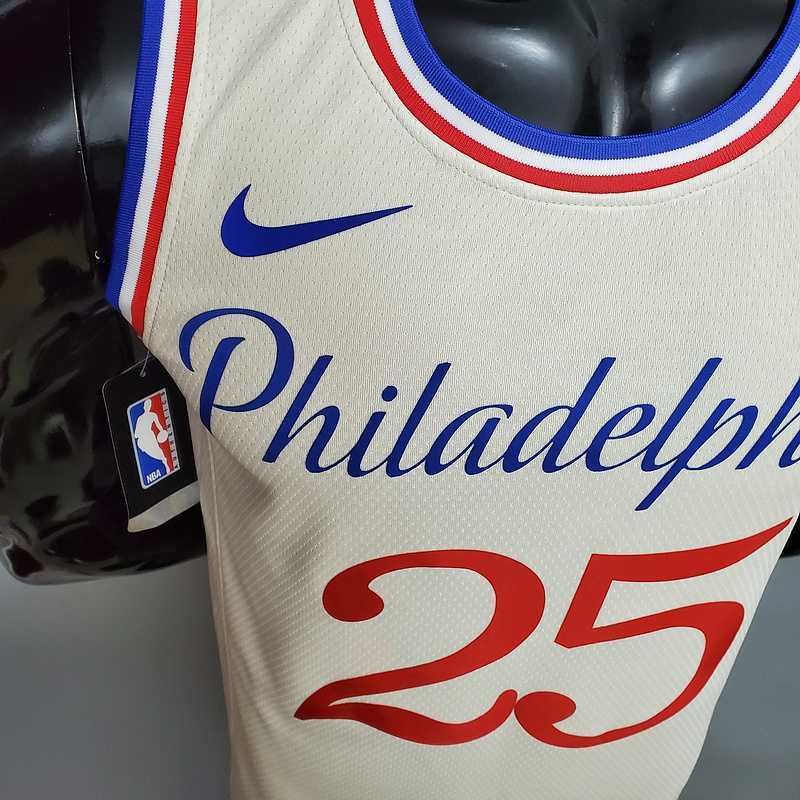 2020 Philadelphia 76ers SIMMONS#25 City Limited Edition Beige 2