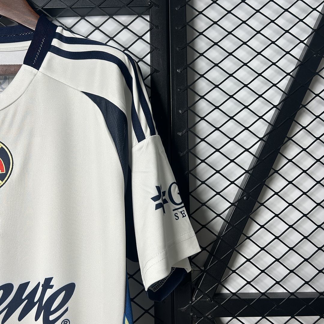 25-26 Club America White Training Kit Soccer T-Shirt AAAAJersey Wholesale Yupoo 3