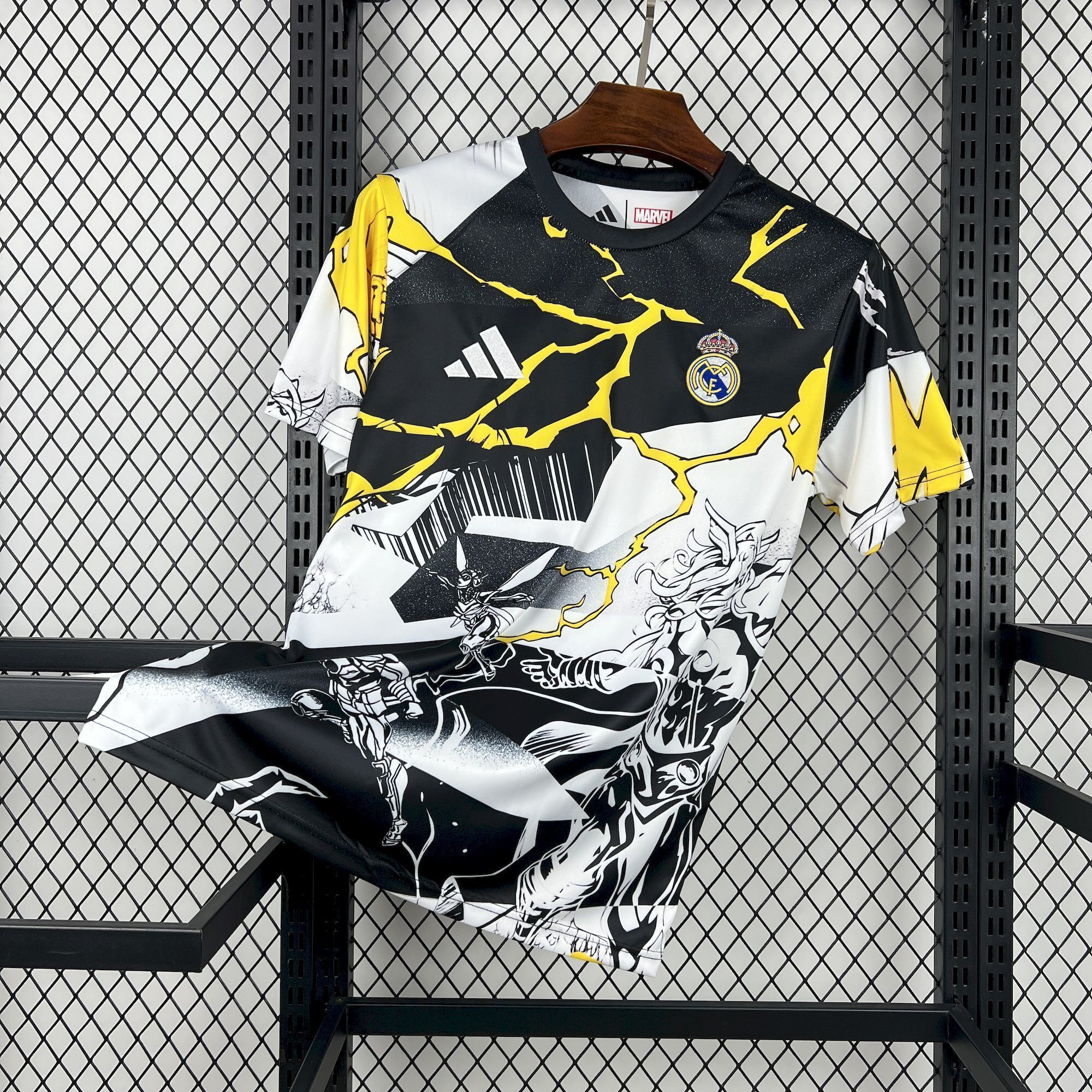 25-26 Real Madrid Pre-Match Football T-Shirt AAAAJersey Wholesale Yupoo