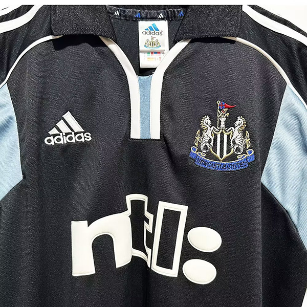 00-01 Newcastle away black retro jersey Best Soccer Jersey 5