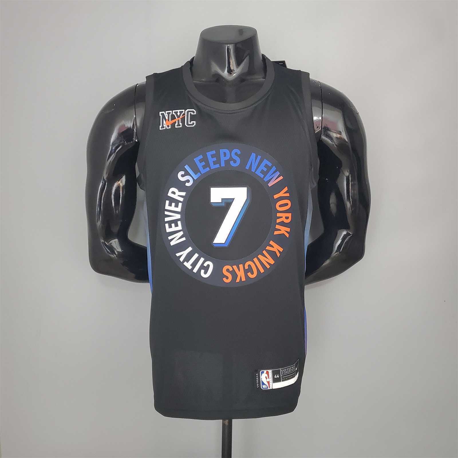 2021 ANTHONY#7 Knicks City Edition Black