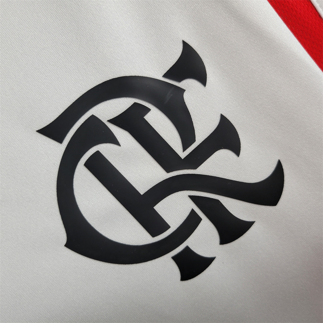 23-24 Flamengo Training Suit White Tank Top 8