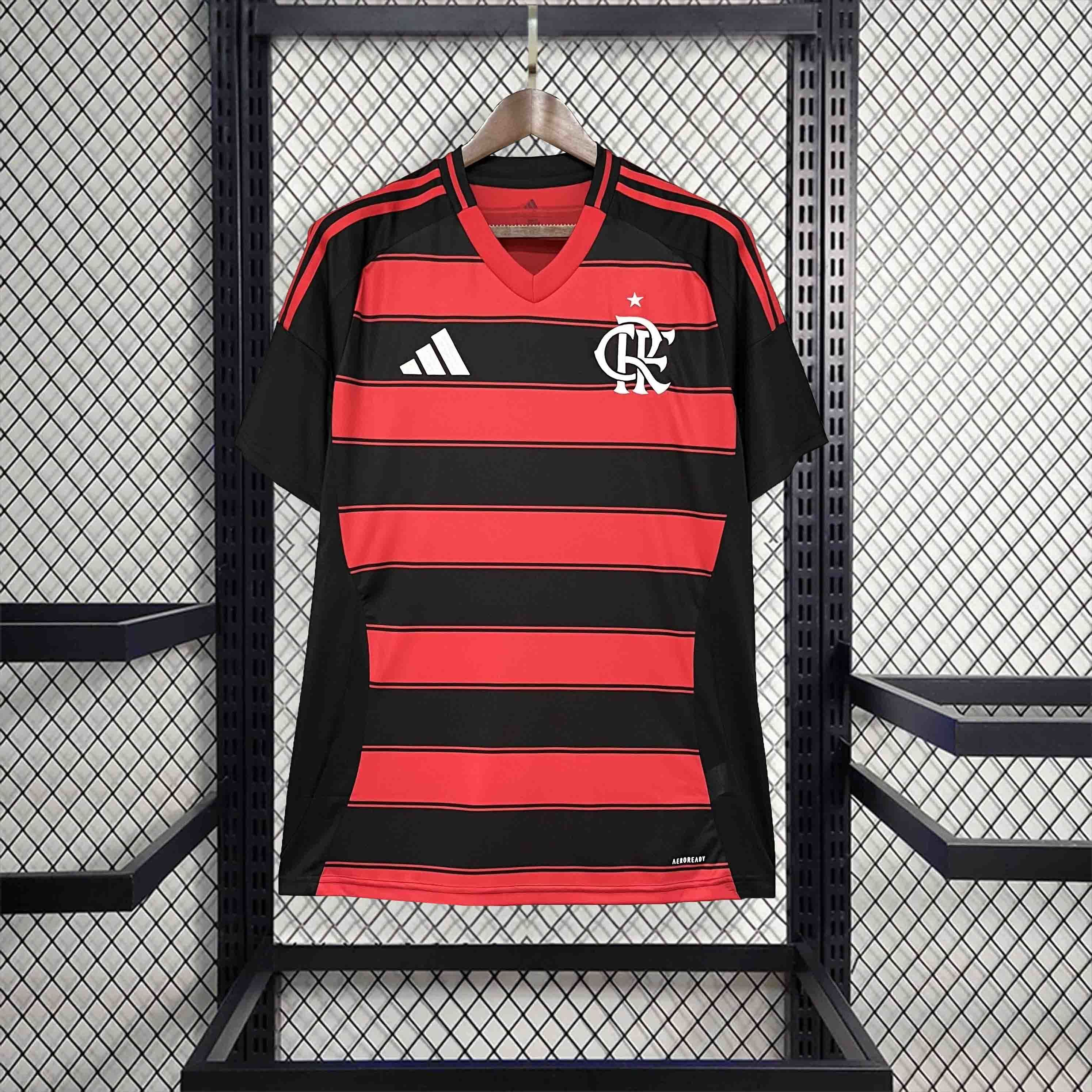 25-26 Flamengo Home Kit Soccer T-Shirt AAAAJersey Supplier Yupoo