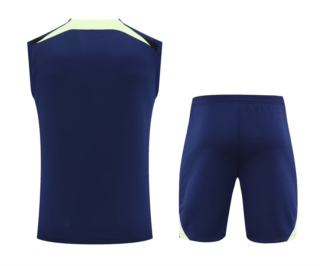 2022 Brazil vest Training Jersey blue 8
