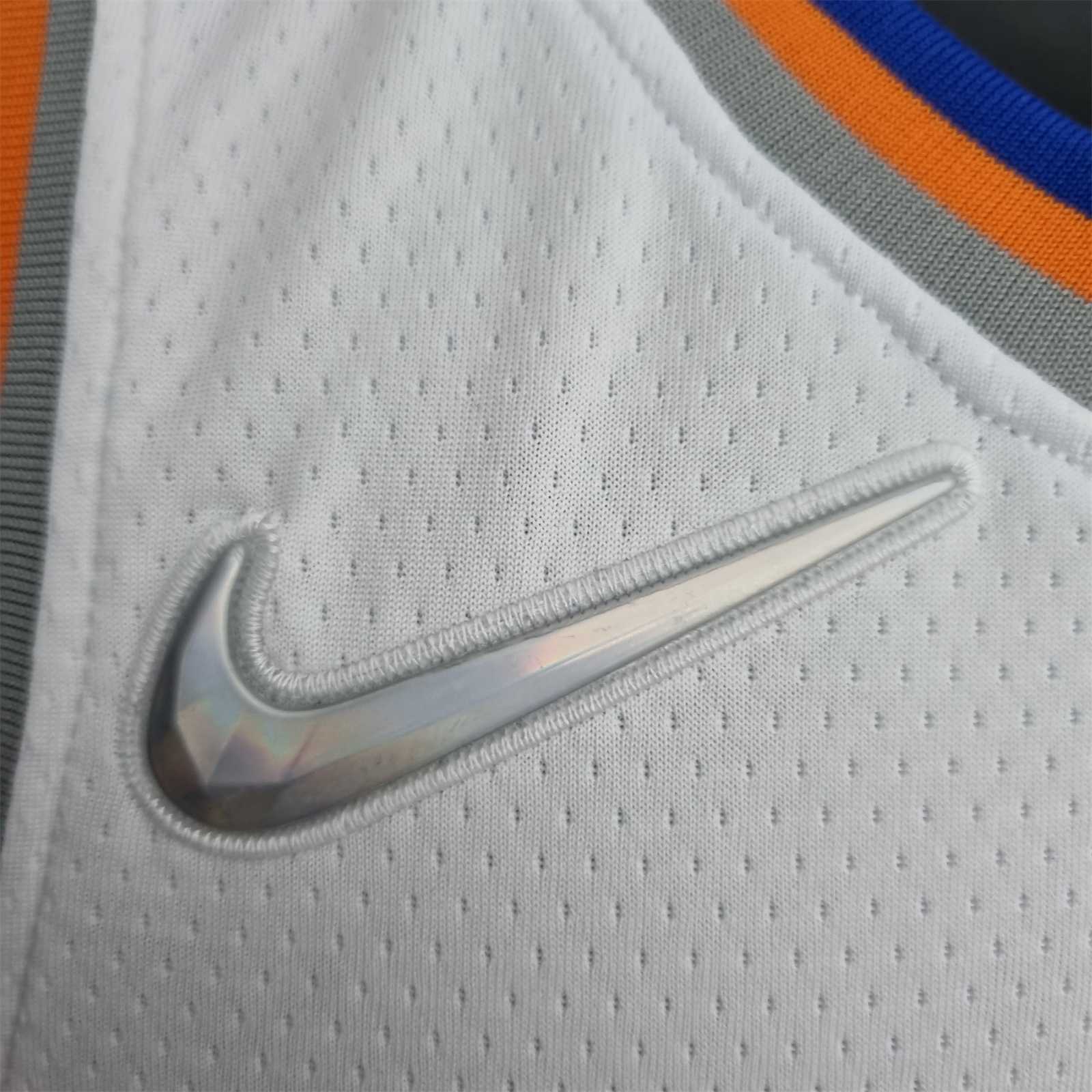 75th Anniversary Anthony #7 New York Knicks White NBA Jersey 6