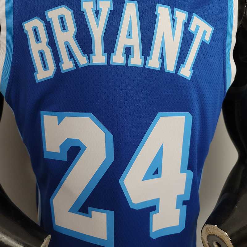 Retro Before Bryant #8 After Bryant #24 Lakers blue 5