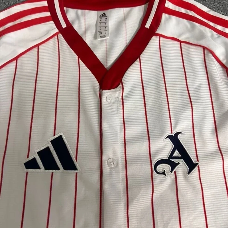 25-26 Arsenal Baseball style Pre Match Casual Training Soccer shirt AAAAJersey Yupoo 3