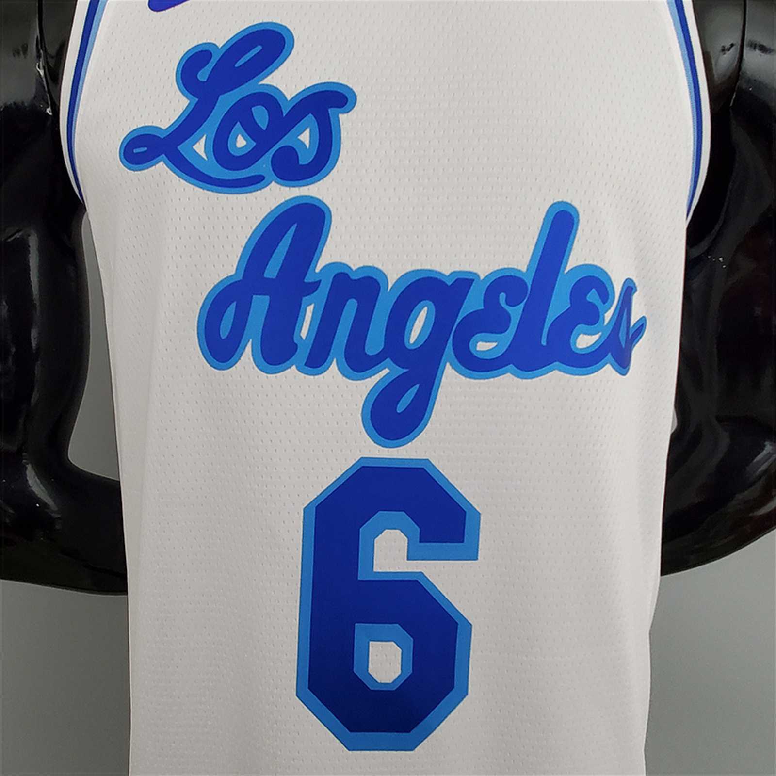 Lakers James#6 Latin Night (High Head) White 1