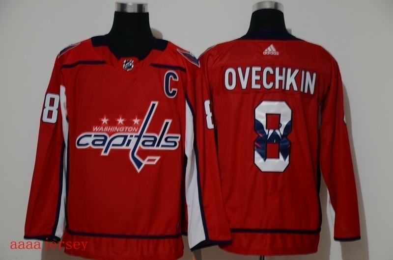 Washington Capitals printed version ice hockey jersey M-3XL 华盛顿首都队印花版冰球服