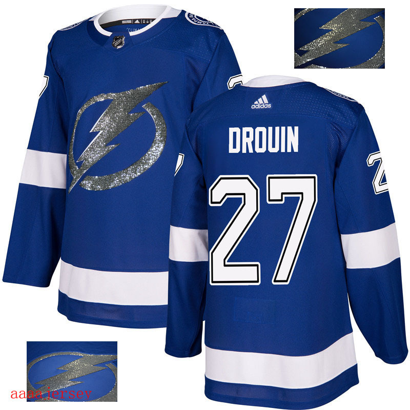 2018 Tampa Bay Lightning ice hockey jersey M-3XL 坦帕湾闪电队时尚亮片款冰球服 22