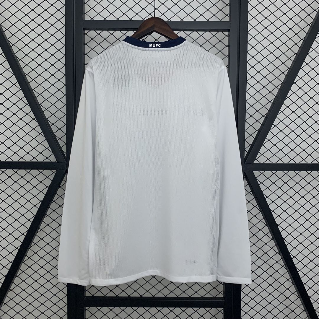 08-09 Manchester United Away Retro Champions Final Long Sleeve Kit AAAAJersey Wholesale Yupoo 4