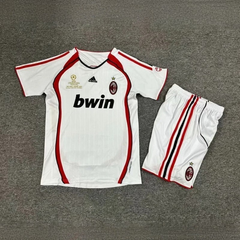 07-08 AC Milan Retro Kid UCL Final Version Kits Sets Jersey Supplier Yupoo 6