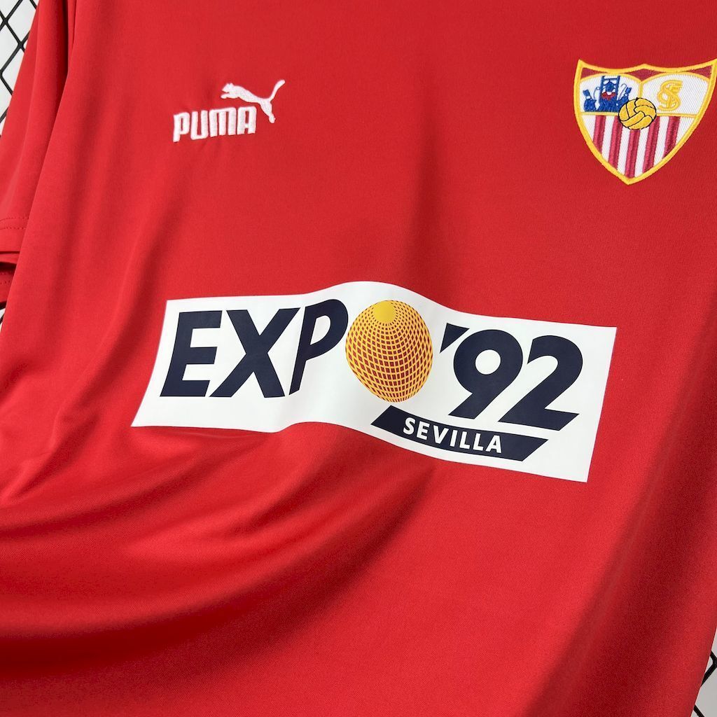 87-90 Sevilla Away Retro Kit Vintage T-Shirt Soccer AAAAJersey Yupoo 4
