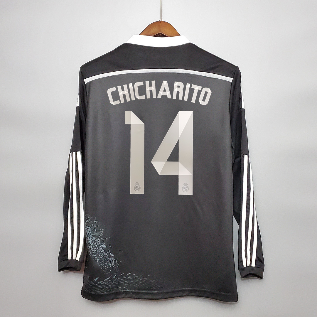 14-15 Real Madrid third away long sleeve 5