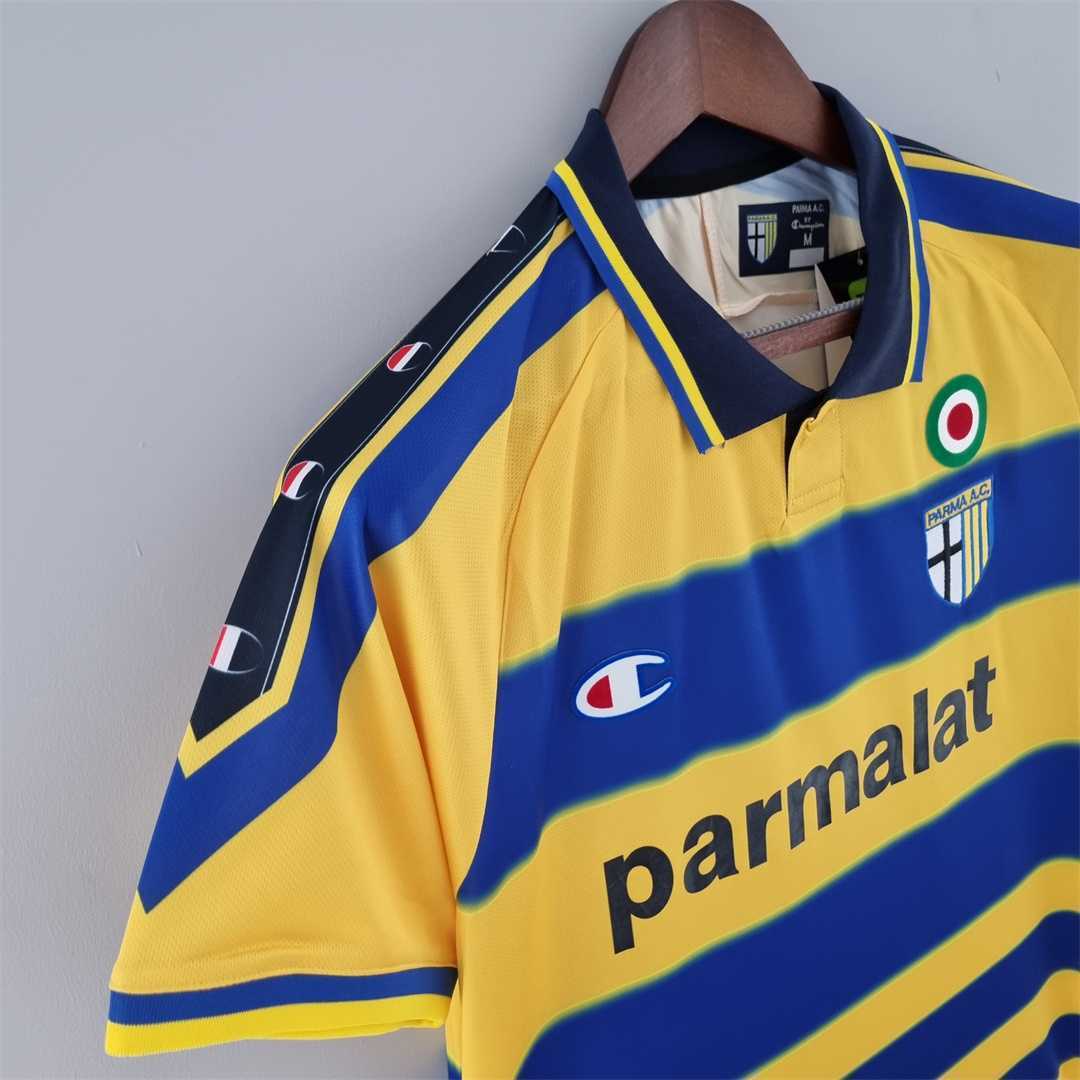 99-00 Parma home Cheap Football Kit 4
