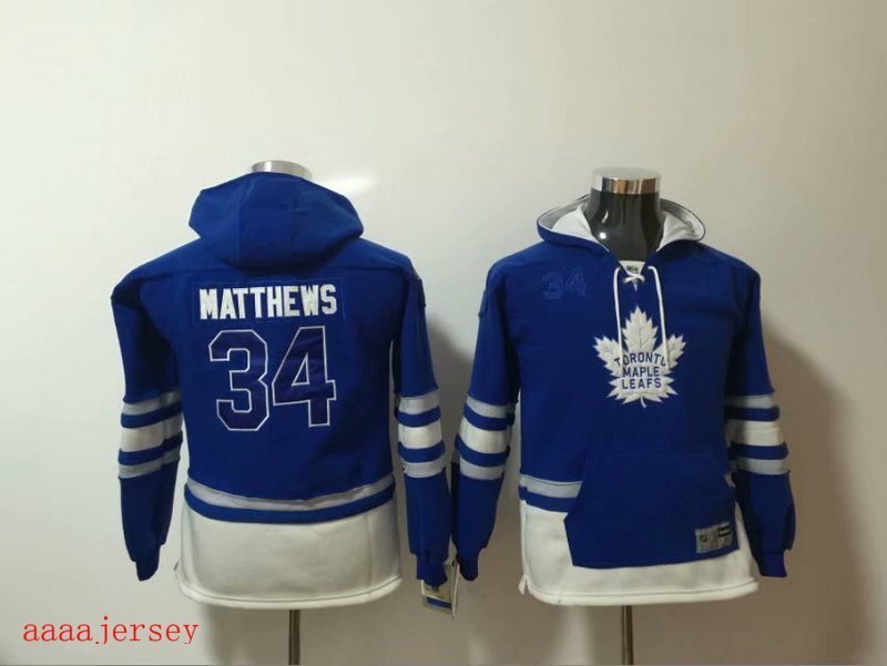 Toronto Maple Leafs kids hoodie ice hockey jersey SM-LXL 多伦多枫叶队童装帽衫冰球服