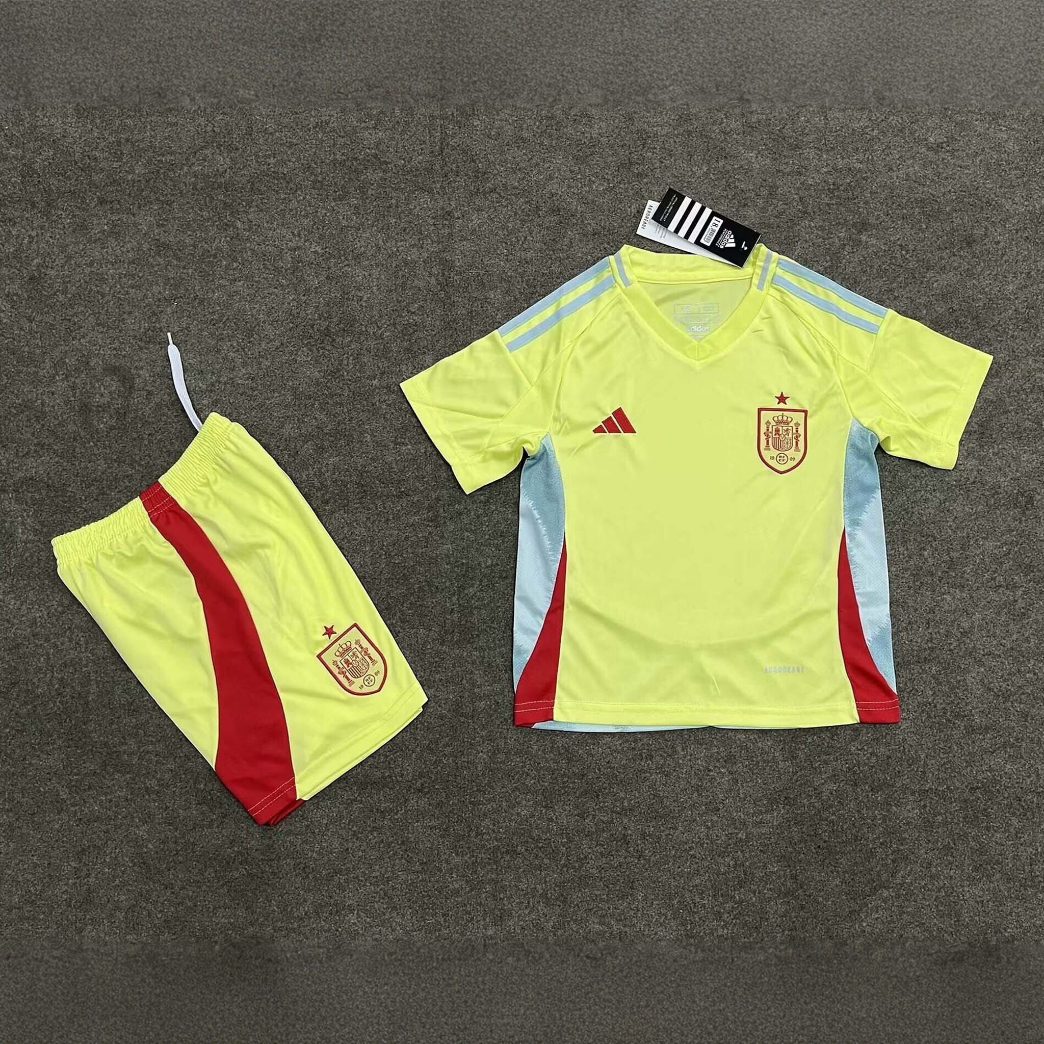 2024 Spain Away Kids Soccer Jerseys Yupoo Football AAAAJersey Yupoo 4