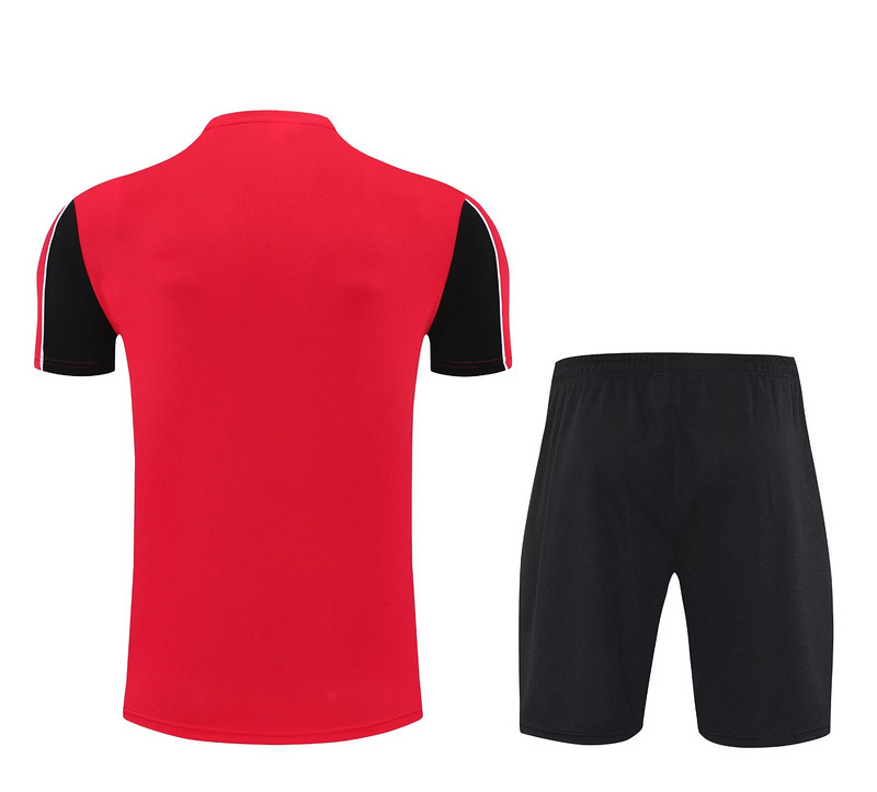 25-26 AC Milan Red&Black Training Kits Football Tracksuits 2
