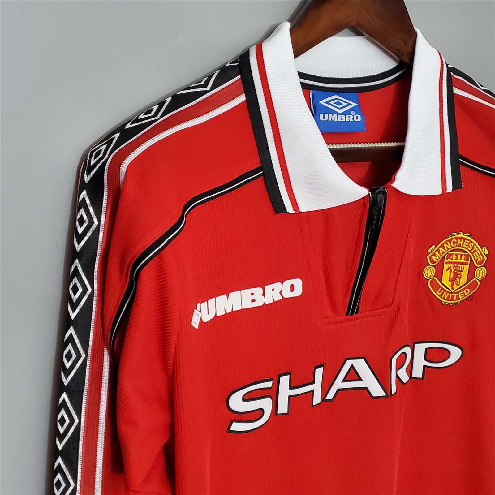98-99 Manchester United home long sleeve 9