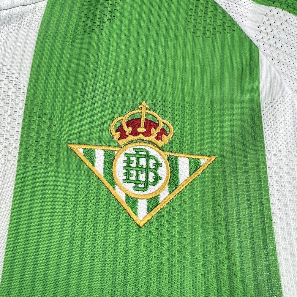25-26 Real Betis Home Kit Long Sleeve Shirt Football Uniform AAAAJersey Dropship Yupoo 1
