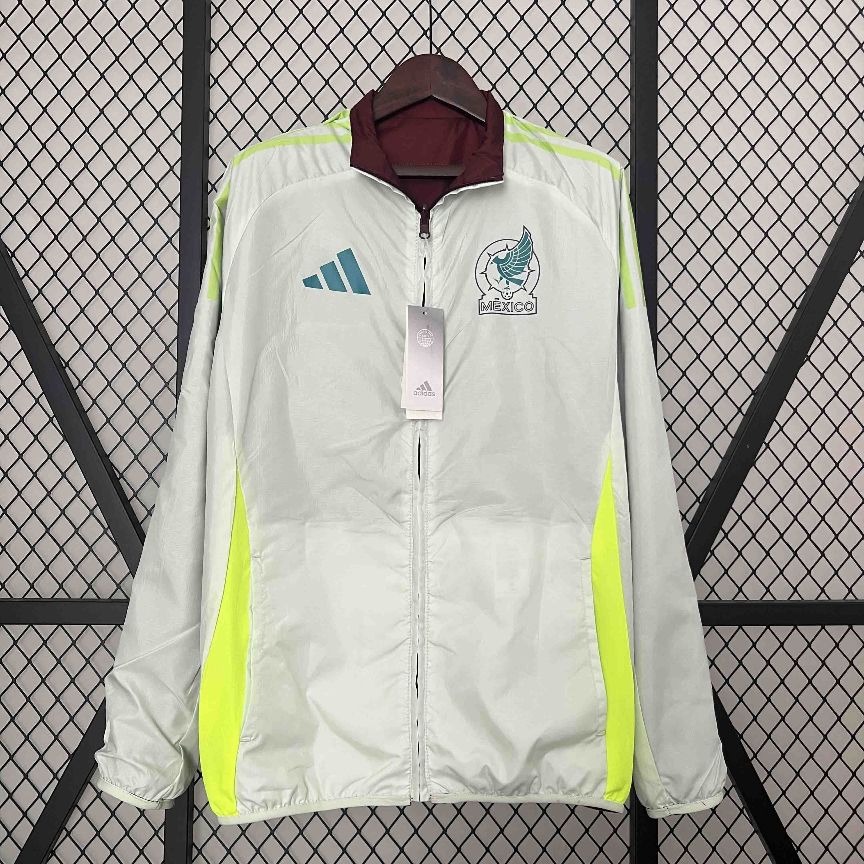 2024 Mexico Trench Coat Reversible Windbreaker Double-Sides Jacket AAAAJersey Supplier Yupoo 1