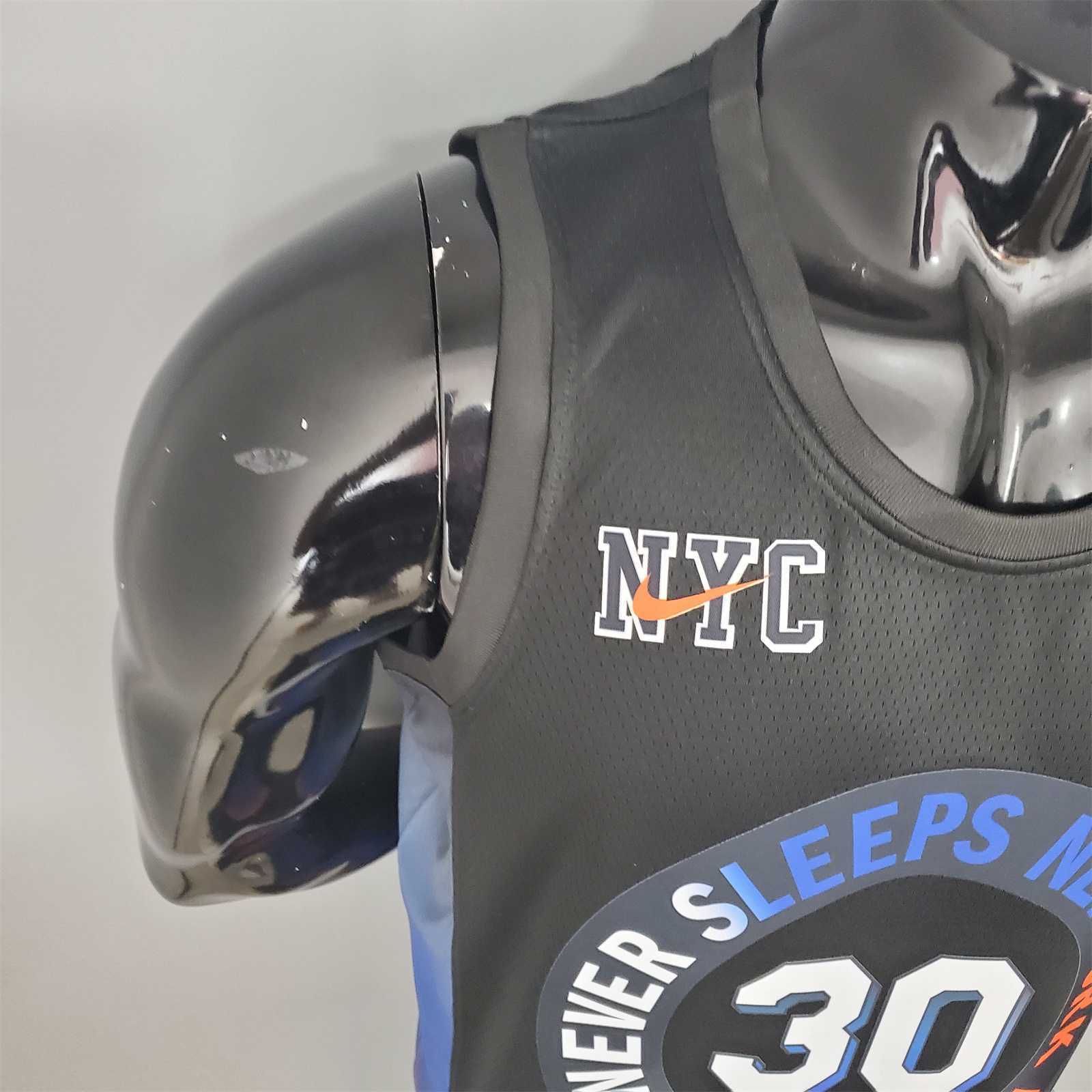 2021 RANDLE#30 Knicks City Edition Black 4