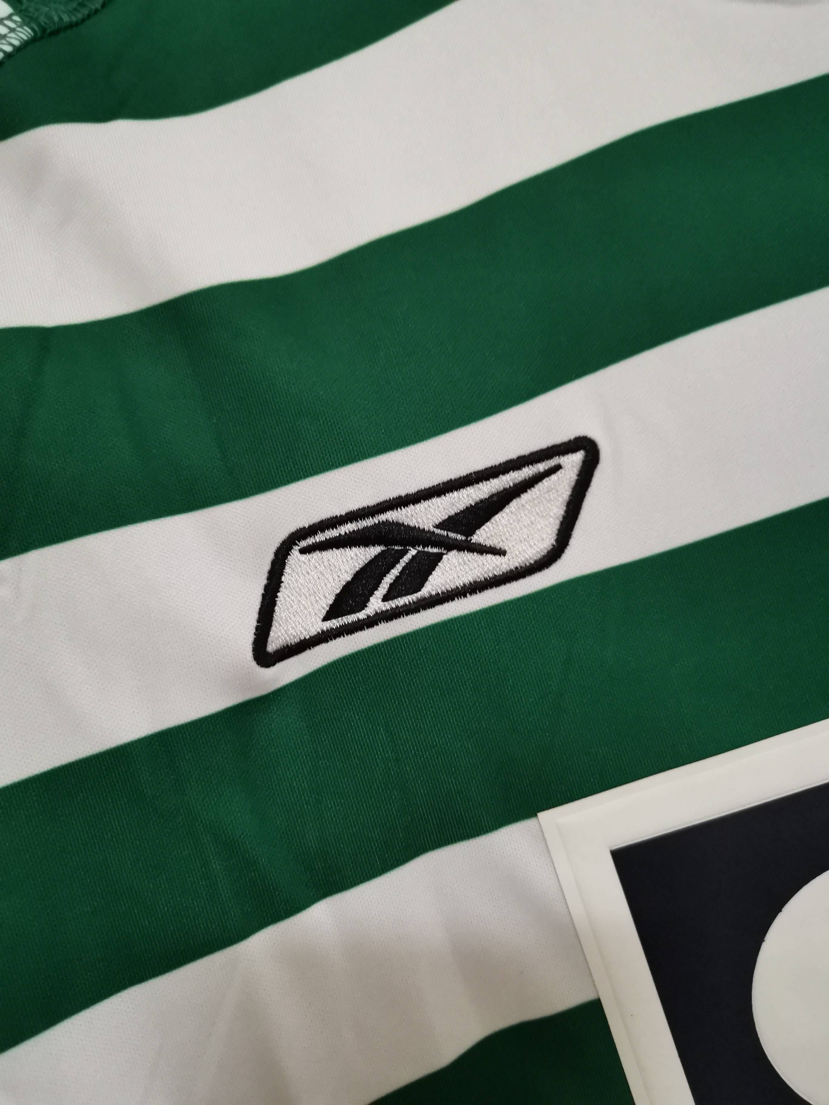 03-04 Sporting Lisbon Home Retro Kit Vintage Shirt Football Jerseys Yupoo 2