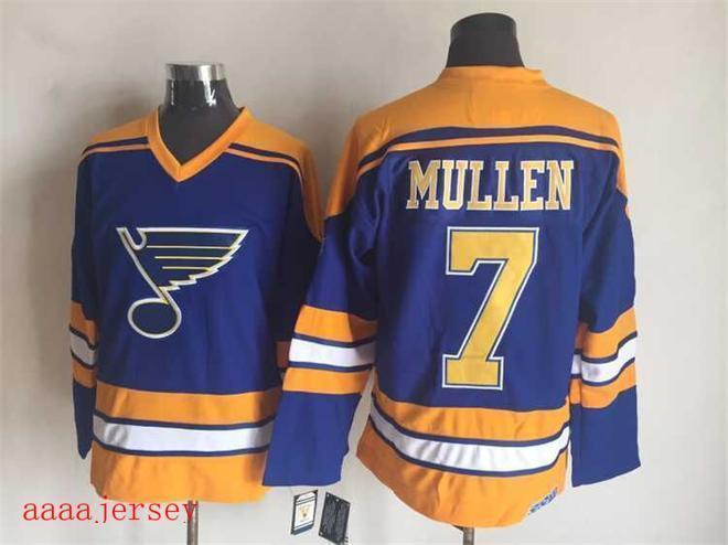 St. Louis Blues retro ice hockey jersey M-3XL 圣路易蓝调队复古冰球服 1