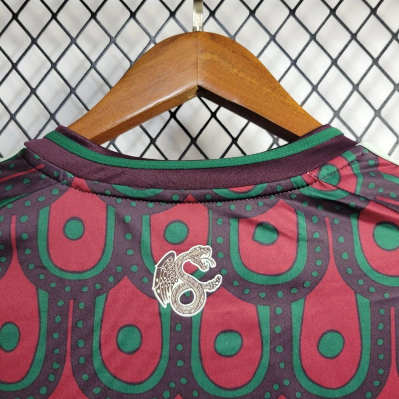 2024 Mexico Home Kit Long Sleeve Shirt Football AAAAJersey Supplier 1