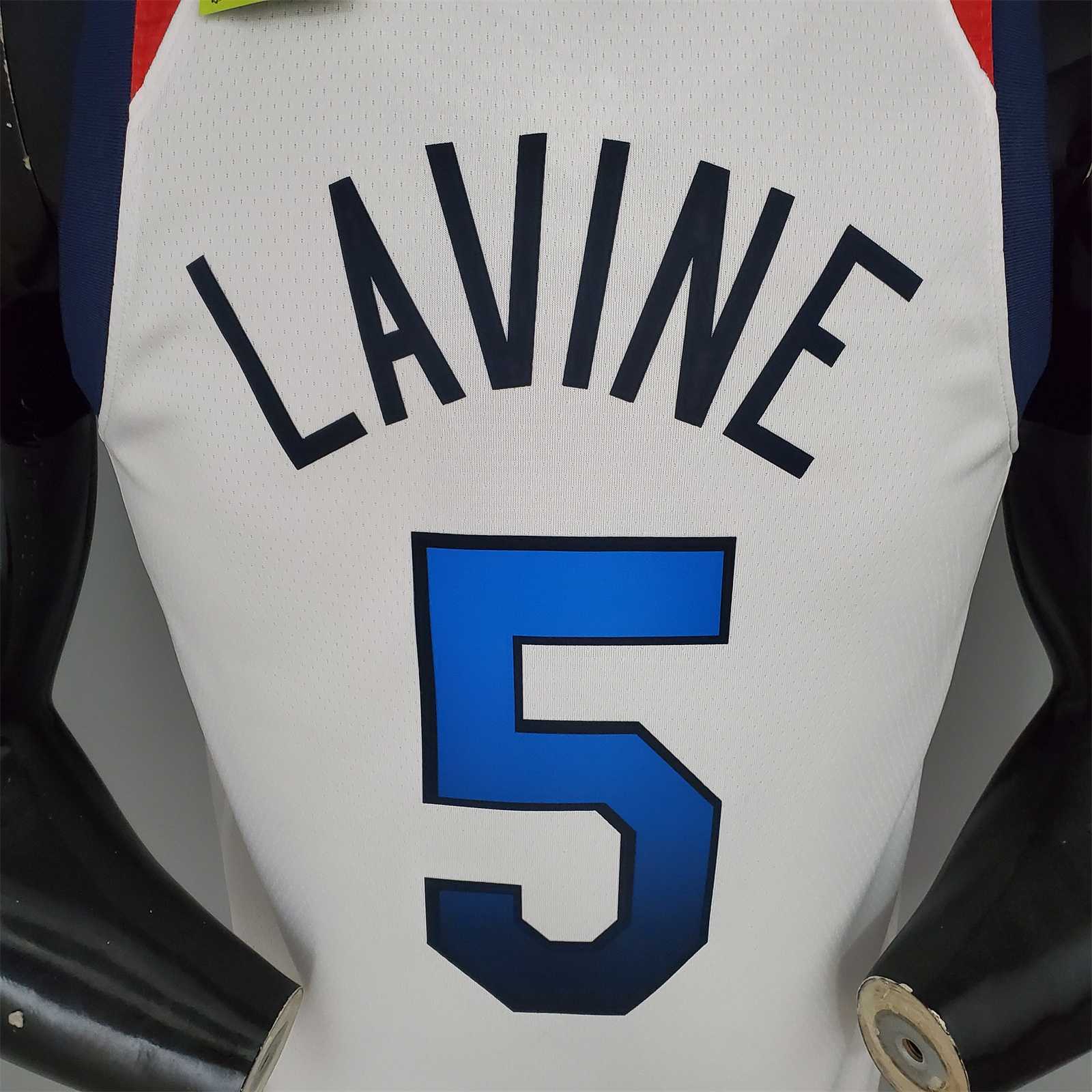 2021 Olympic Games LAVIINE#5 USA Team USA White Red 4