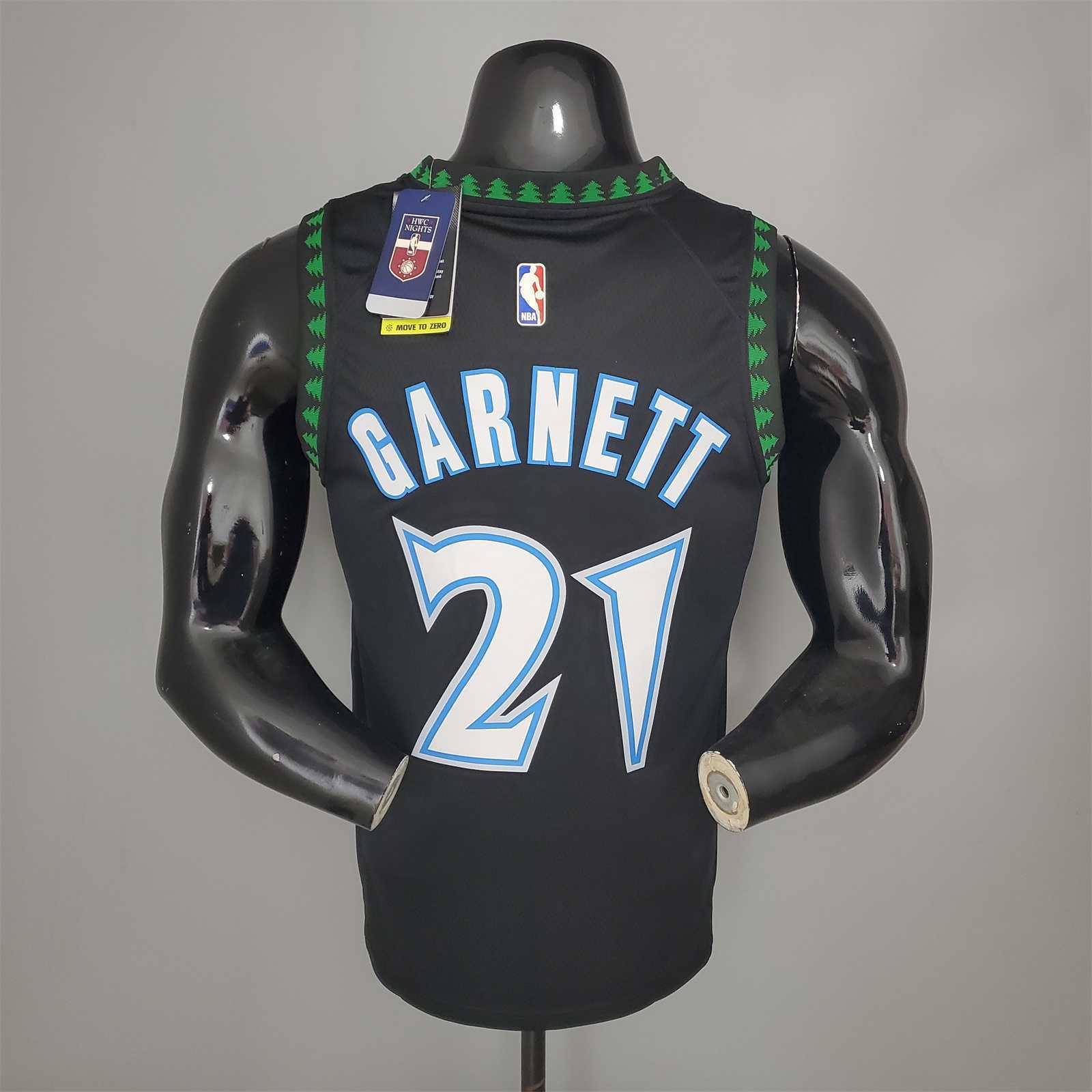 GARNETT#21 2018 Retro Timberwolves Black 6