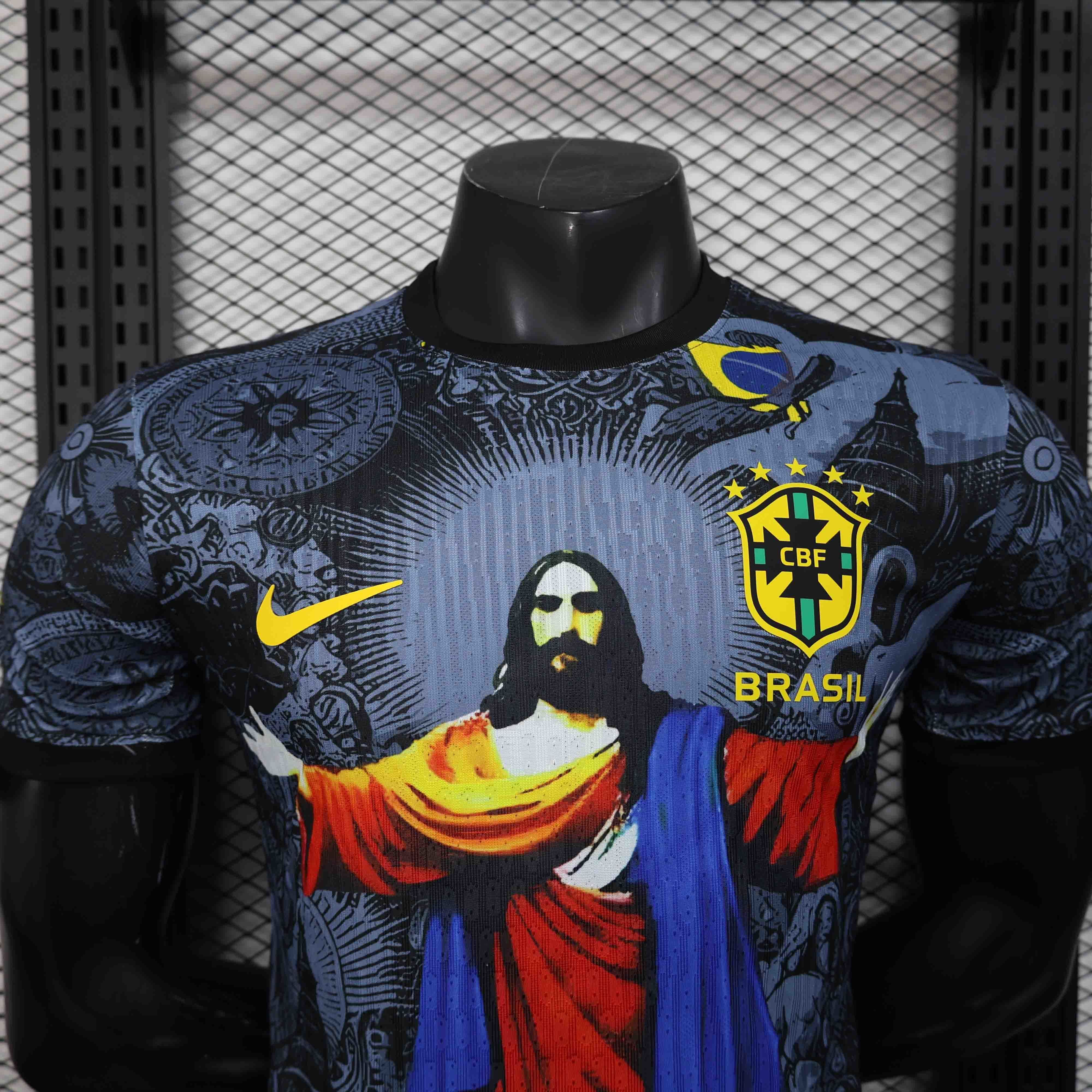 2025 Brazil Christ The Redeemer Special Edition Kit Player Version Shirt AAAAJersey Wholesale Y 2