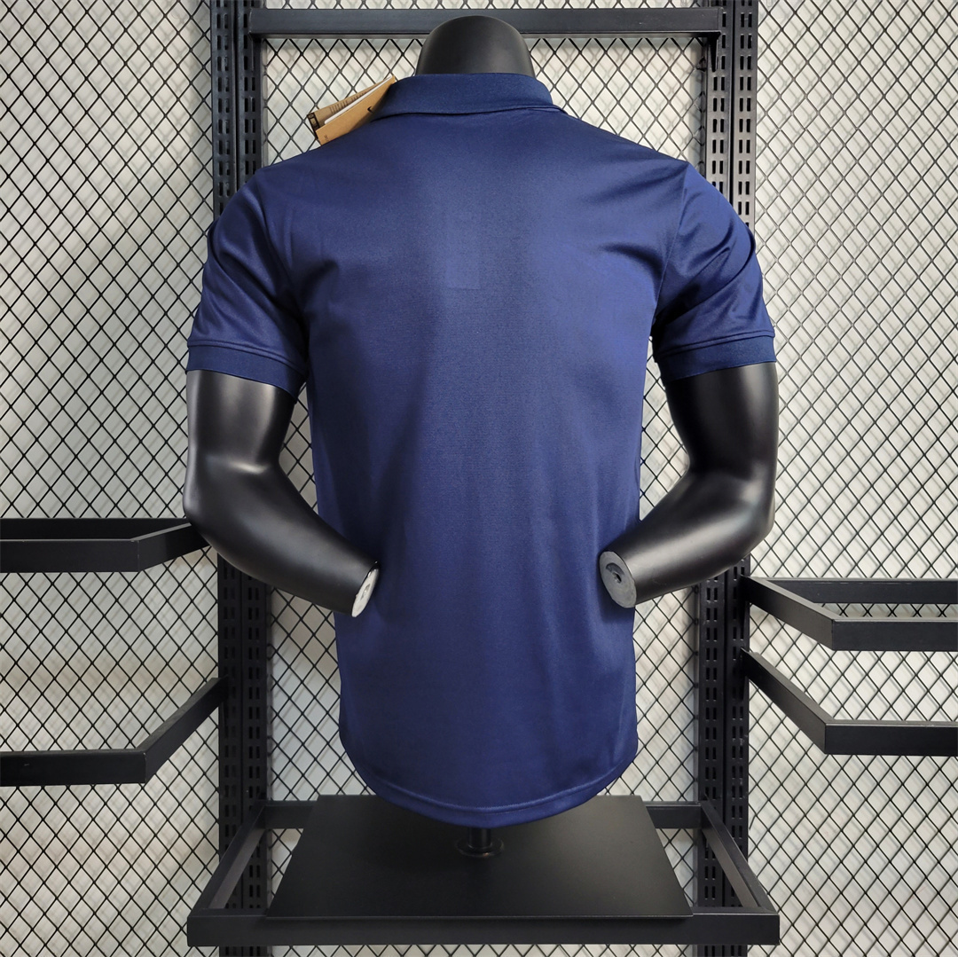 23-24 Barcelona POLO Treasure Blue Training Shirt 8